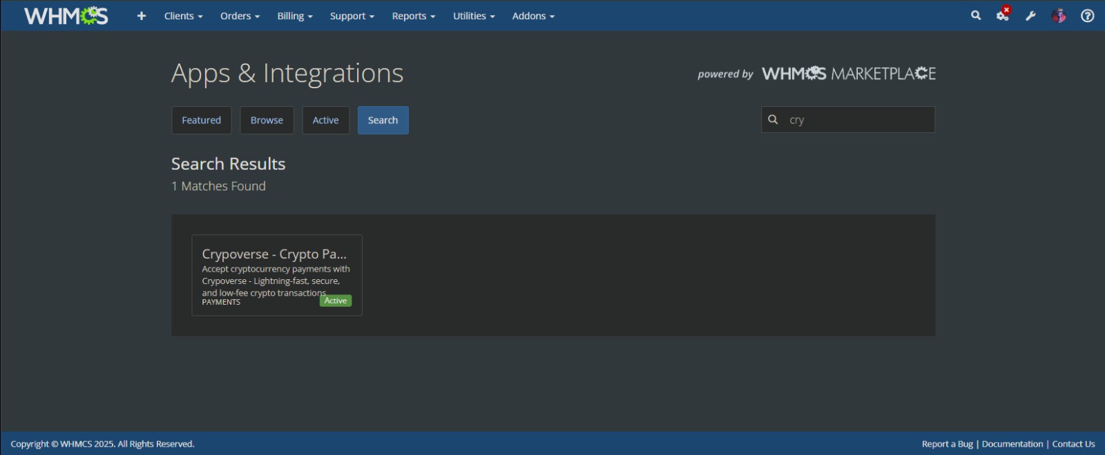 WHMCS Payment Gateway | Accept Crypto Payments with Crypoverse